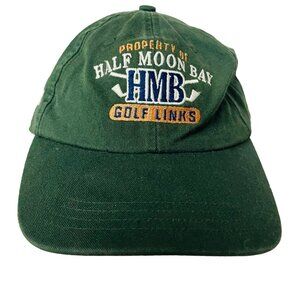 Ahead Headgear Half Moon Bay Golf Links Green Baseball Cap Adjustable‎